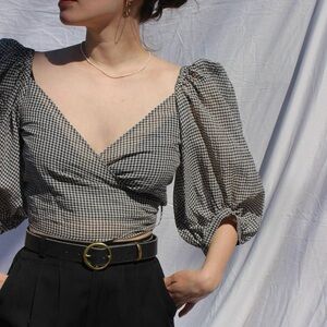 Shaina Mote Opal Wrap Top